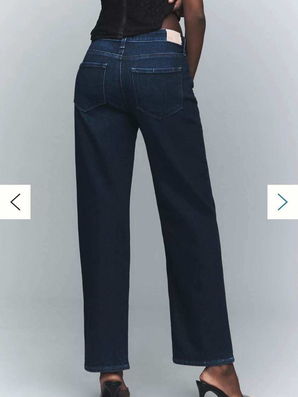 PAIGE Mason High-Rise Straight-Leg Jeans - Picture 3 of 9